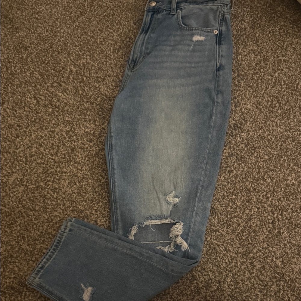 American Eagle Outfitters Blue Straight Leg Jeans